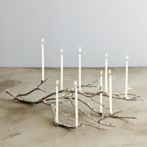 Manzanita Candelabra modern candles and candle holders