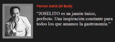 Ferran Adrià - Joselito