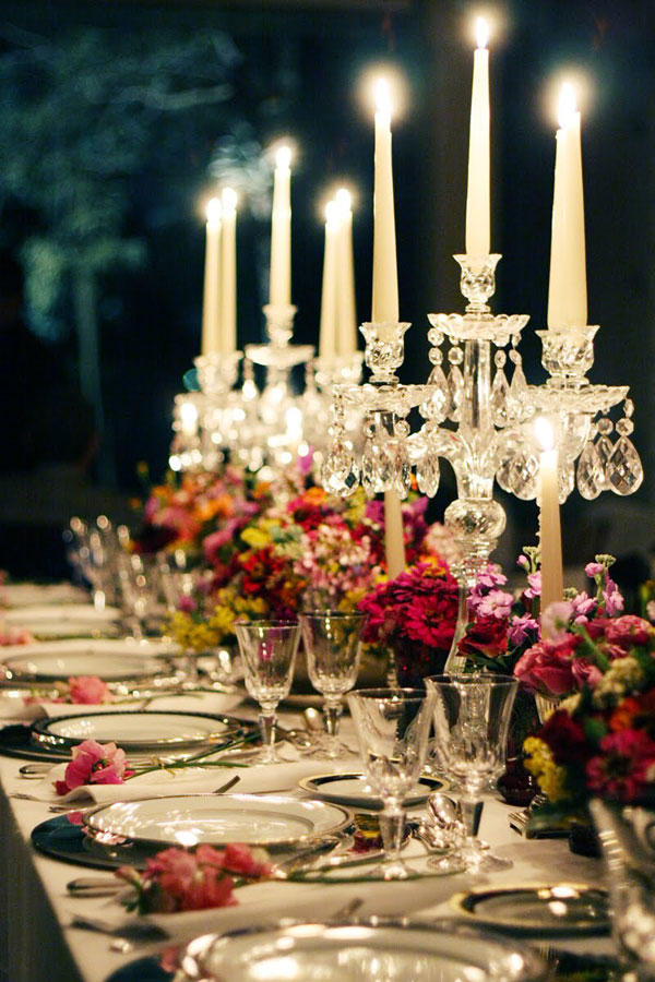 mesa+puesta+cena+boda+con+candelabros+cristal