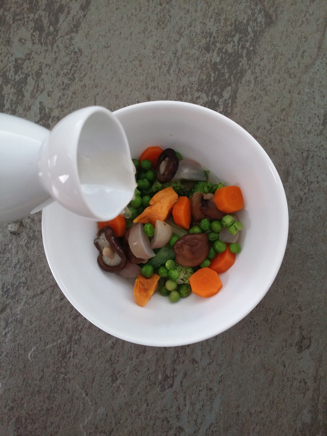 caldo depurativo con verduras y shiitake