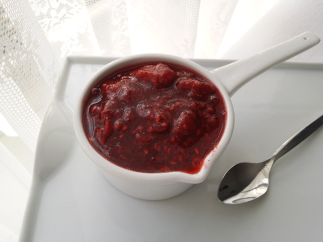 Salsa de frutos rojos